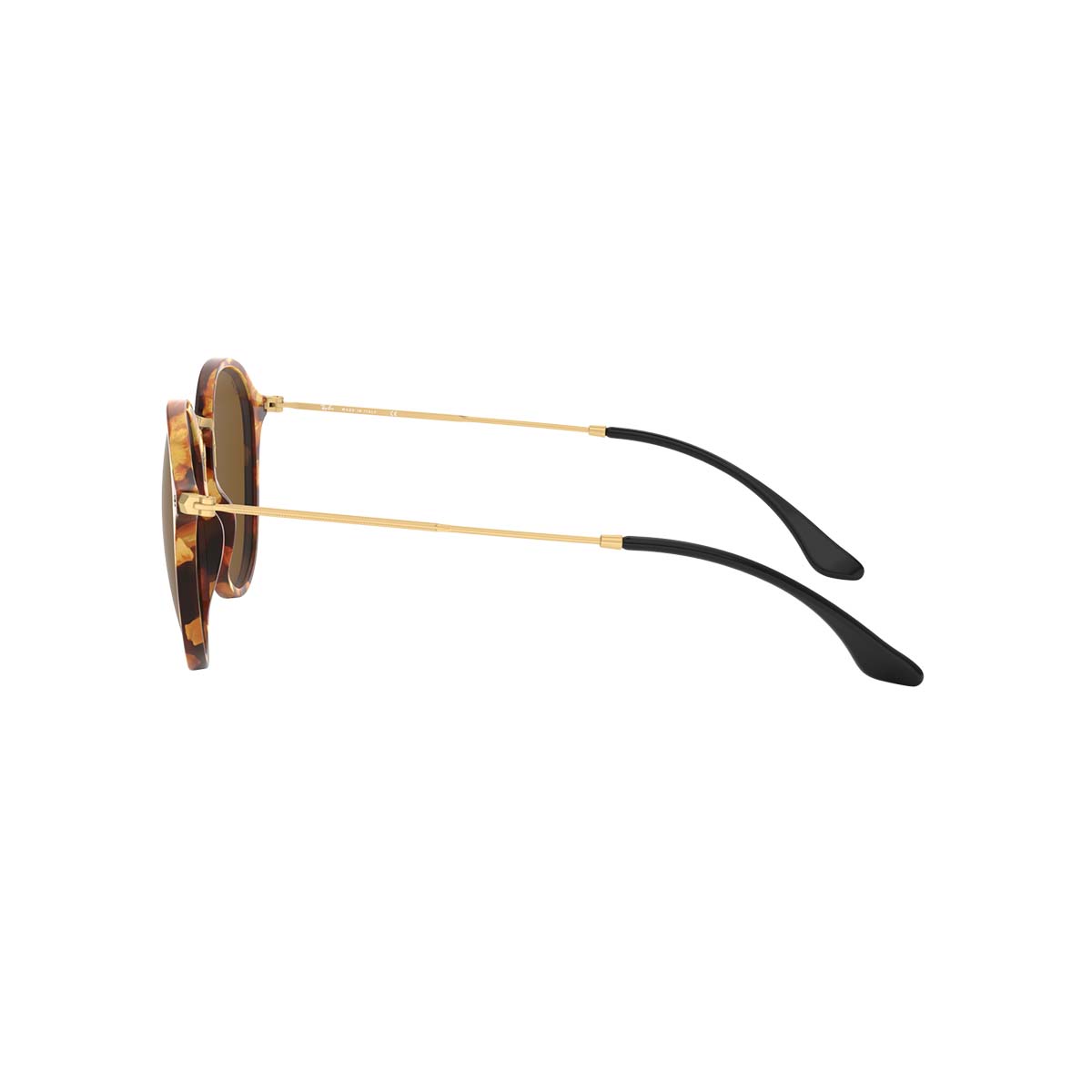 RB2447 1160 49 Ray-Ban Round Sunglasses – Vintage-Inspired Tortoise Frame with Green Lenses for Timeless Style
