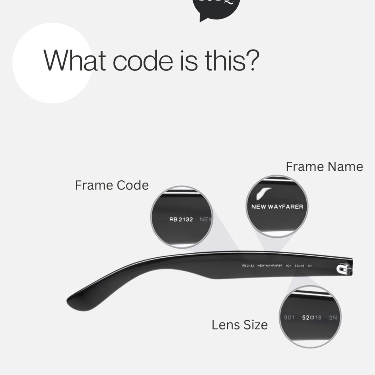 How to find your sunglasses size — frame code explained